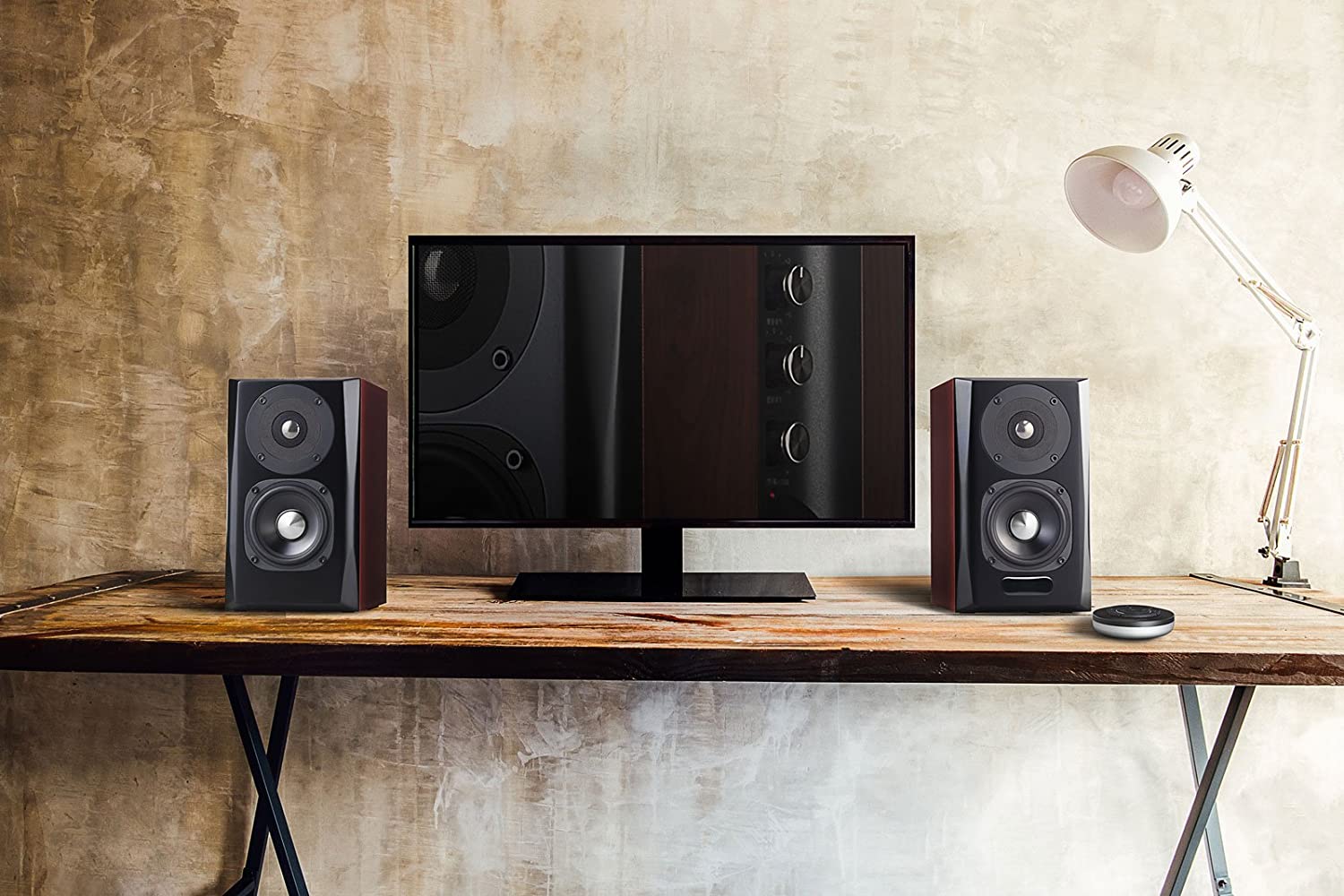Edifier S350DB Bookshelf Speaker and Subwoofer 2.1 Speaker System Bluetooth v4.1 aptX Wireless Sound for Computer Rooms, Living Rooms and Dens