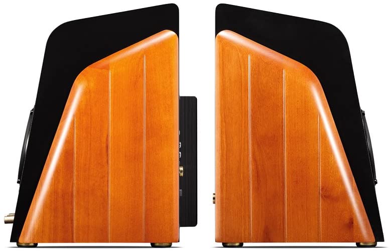 HiVi-Swans Speakers M200MKIII+ Powered 2.0 Bookshelf Speakers - Bluetooth Connection - 1.1 Inch Dome Tweeters - 5.25 Inch Midbass Drivers - RMS 120W - Solid Wood Cabinets