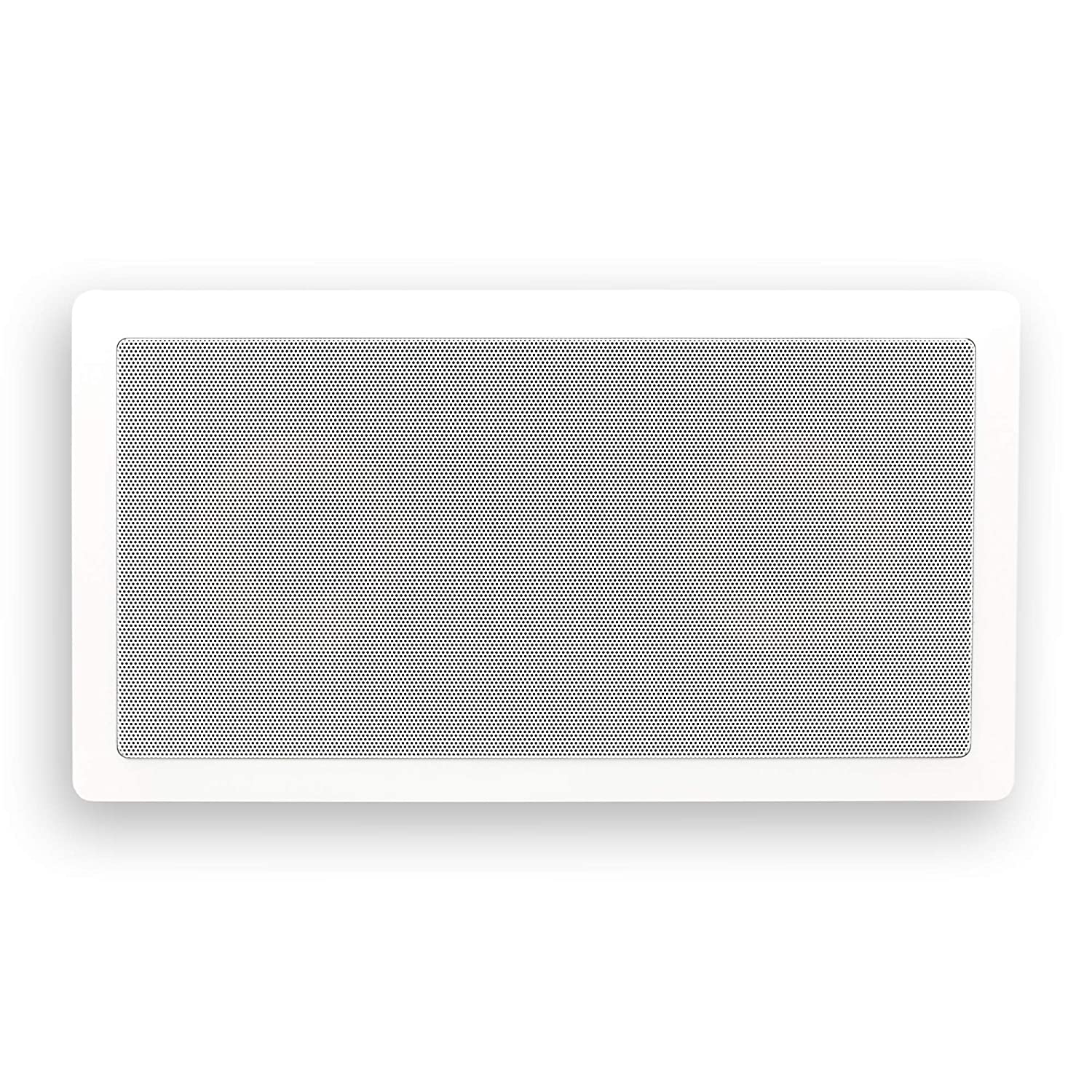 Micca M-CS Dual 5.25 Inch 2-Way in-Wall Center Channel Speaker for Home Theater, Whole House Audio, MTM LCR Design, 5.25" Poly Woofers, 1" Pivoting Silk Tweeter, White, Paintable, Each
