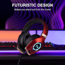 Edifier Hecate GX Hi-Res Gaming Headset for PS4/ PS5/ PC/Switch/Xbox Gamepad - USB/Type-C/3.5mm Wired Gaming Headphones with Microphone RGB Lighting - ENC Noise Cancelling - 50mm Driver (Red)