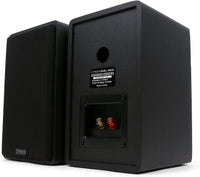 Micca MB42X Advanced Bookshelf Speakers for Home Theater Surround Sound, Stereo, and Passive Near Field Monitor, 2-Way (Black, Pair)
