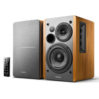 Edifier R1280T Powered Bookshelf Speakers - 2.0 Active Near Field Monitors - Studio Monitor Speaker - Wooden Enclosure - 42 Watts RMS