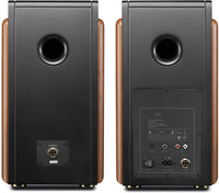 Hivi M200 DSP 80 Watt 2.0 Channel Wireless Bookshelf Speaker (Brown)