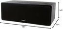 Micca MB42X-C Advanced Center Channel Speaker for Home Theater, Surround Sound, Passive, 2-Way (Black, Each)