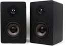 Micca MB42X Advanced Bookshelf Speakers for Home Theater Surround Sound, Stereo, and Passive Near Field Monitor, 2-Way (Black, Pair)