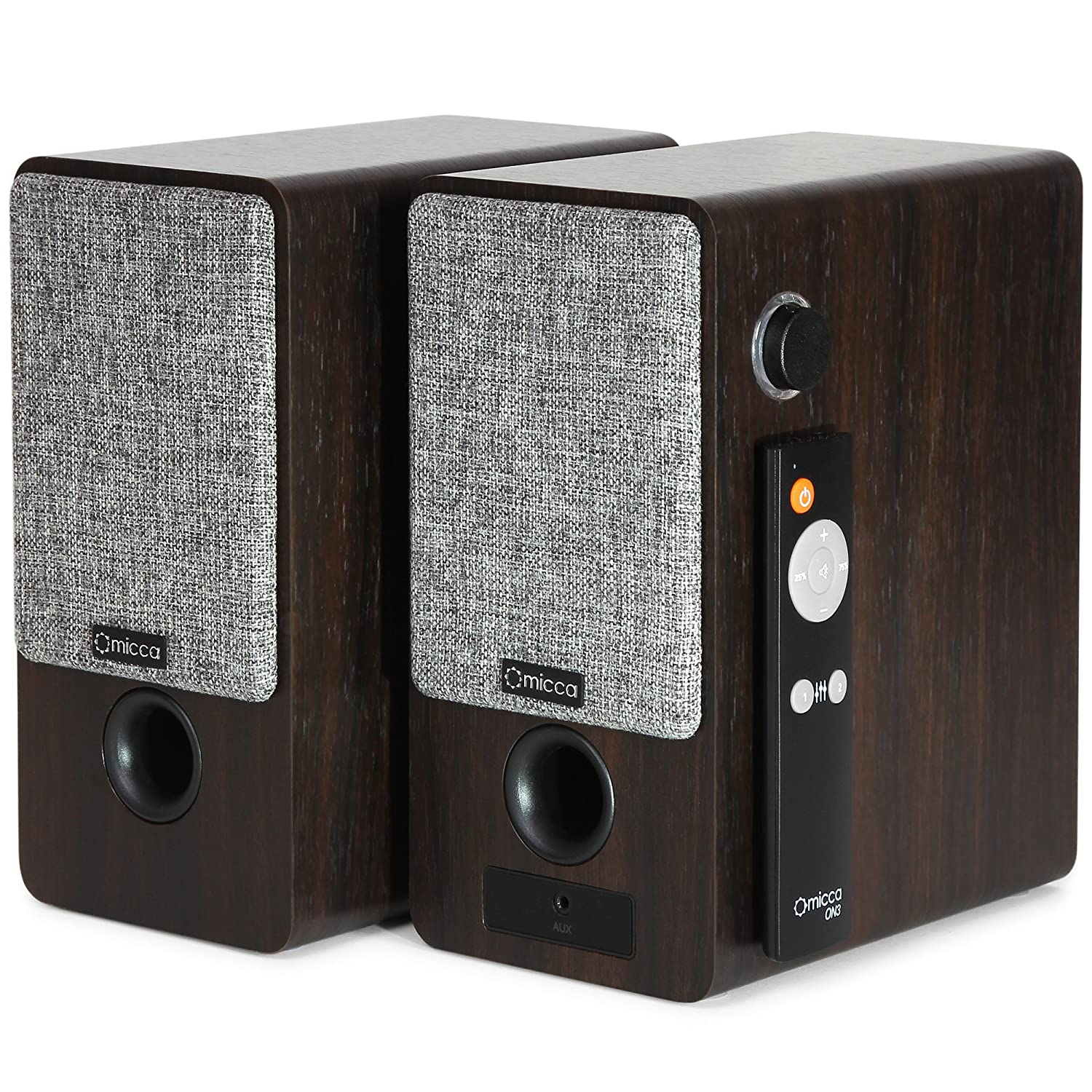 Micca ON3 Powered Bookshelf Speakers