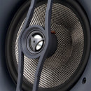 Micca Reference Series R-8C 2-Way in Ceiling in Wall Speaker, 8 Inch Woofer, 1-Inch Pivoting Aluminum Dome Tweeter, Tone Controls, 9.5-Inch Cutout Diameter, Each, White