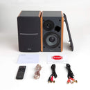 Edifier R1280T Powered Bookshelf Speakers - 2.0 Active Near Field Monitors - Studio Monitor Speaker - Wooden Enclosure - 42 Watts RMS