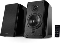 Edifier R2000DB Active Bluetooth Bookshelf Speakers - Optical Input - 2.0 Wireless Near-Field Studio Monitor Speakers - 120 Watts RMS with 5″ Large Woofer – Black